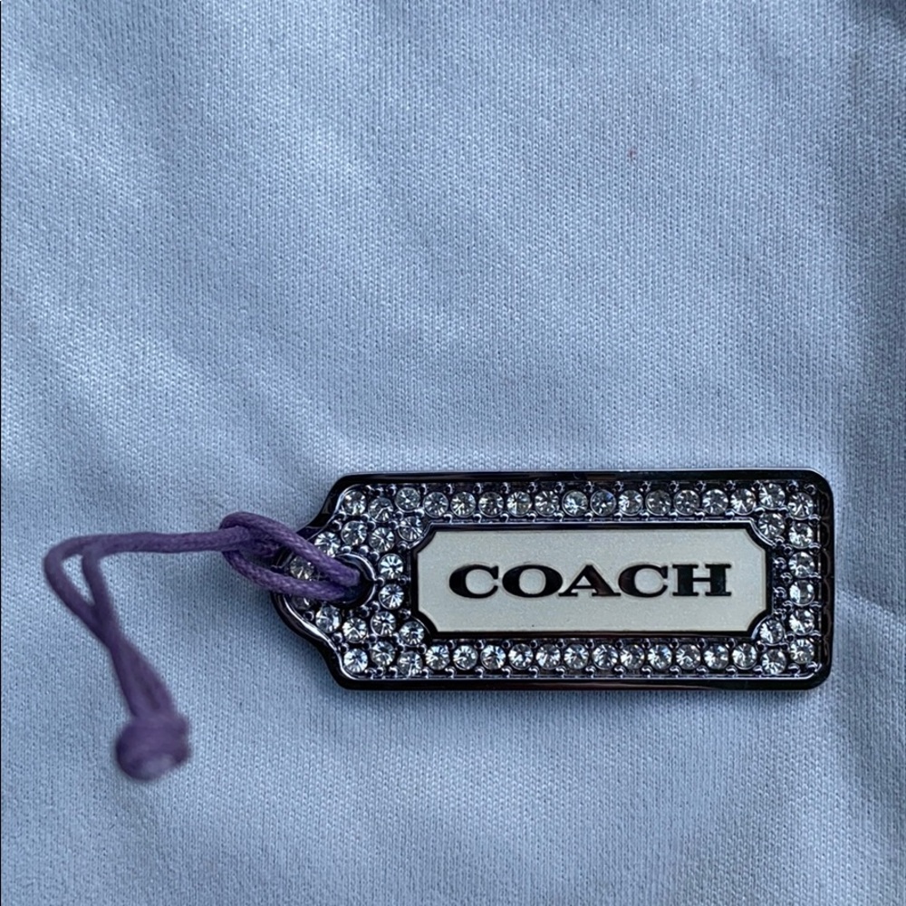 Coach bag charm